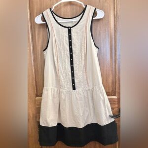 KIMCHI BLUE ivory and black dress size medium